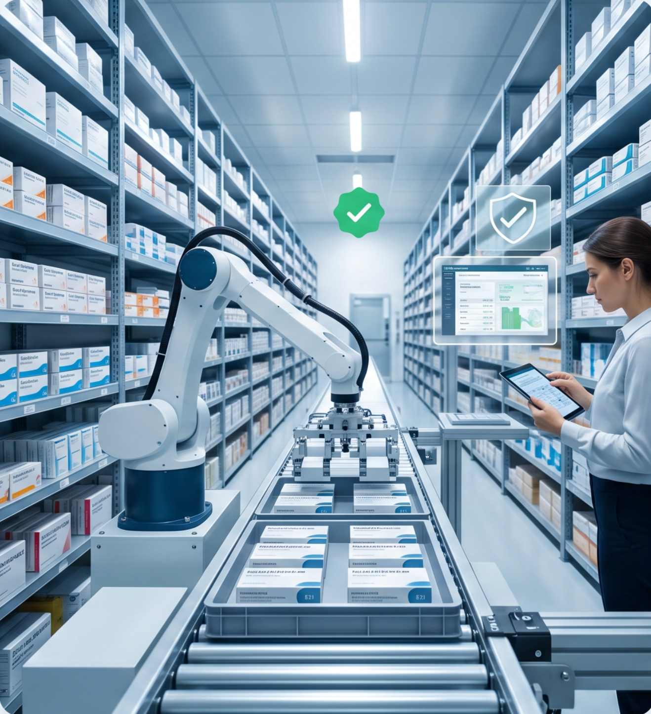 Magazzino farmaceutico automatizzato